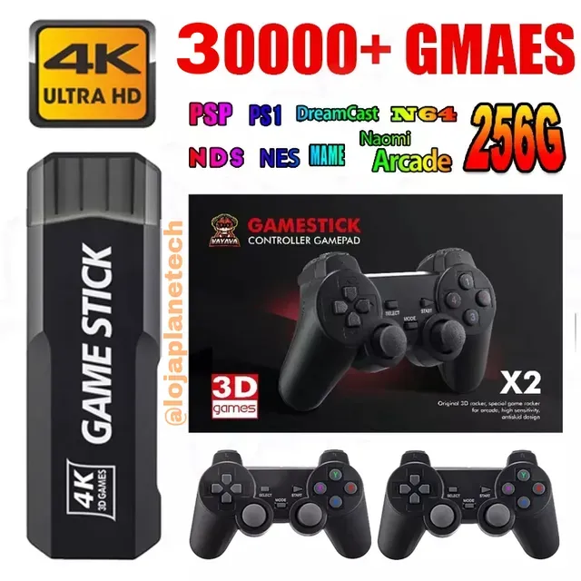 Gamestick X2 64GB 20000 jogos 2 controles sem fio 4k - Games Você Compra  Venda Troca e Assistência de games em geral