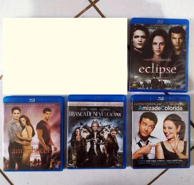 Kit 4 Filmes Blu-ray - A Saga Crepúsculo - Eclipse, Amanhecer