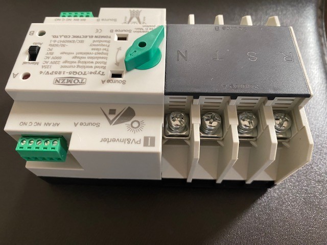 Chave Transferência Gerador Automática e Manual 125A 380V/220V 4P - Foto 5