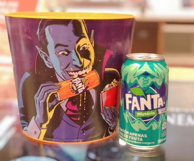 Balde Fanta Halloween Cinemark (Oficial Coca-Cola 2022) - Foto 4
