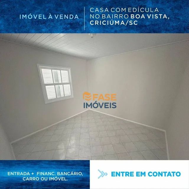 Casa Dois Dormitórios à Venda em Criciúma sc, Apartamento Dois Com Sui -  Imóvel