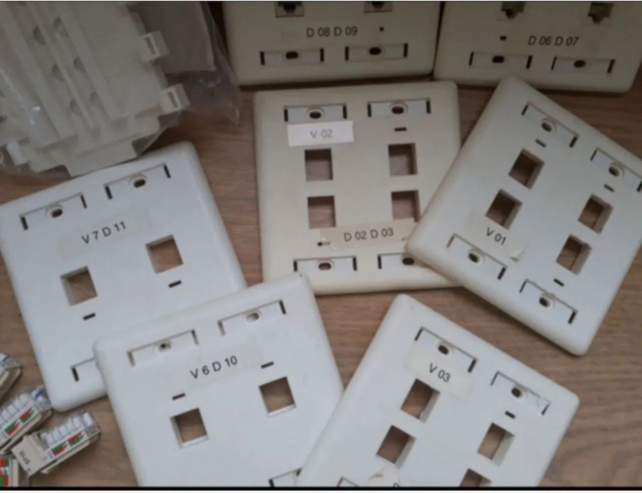Espelhos 4x4 com Conectores RJ45 (LOTE) - Foto 3