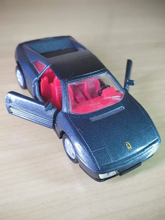 Miniatura Ferrari 348 Maisto 1/38 Shell Carrinho - Foto 5