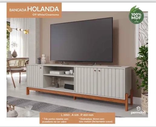 Bancada Holanda 2,00m
