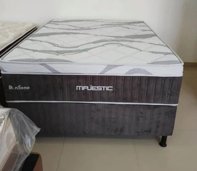Conjunto box casal majestic molas ensacadas 