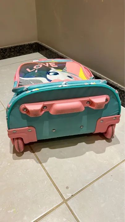 Mochila Infantil com Rodinhas ORIGINAL PUKET - Foto 3