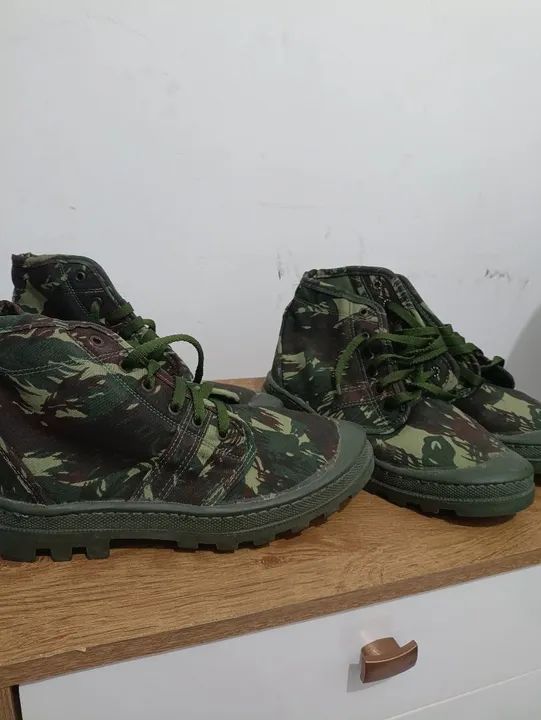 Par de Botas Camufladas65566256001409120