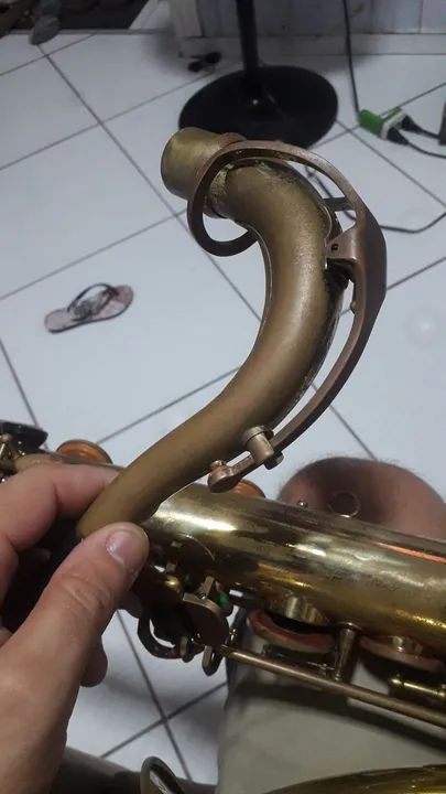 sax tenor shelter troco iphone - Foto 2