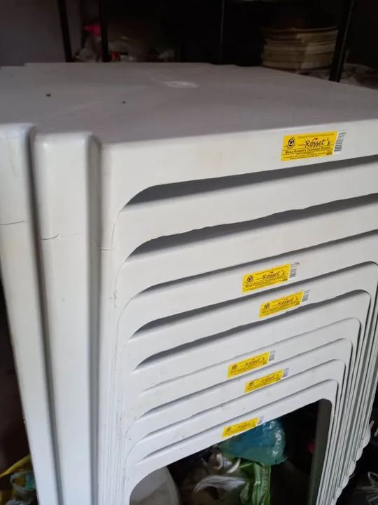Jg de mesa e 4 cadeira de plástico 340 - Foto 4