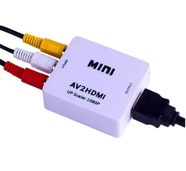 Mini Conversor Adaptador Rca Para Hdmi 720p Ou 1080p - AV2HDMI - Foto 2