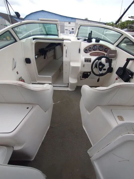 Lancha Phantom 240 Cabinada Motor Evinrude 225HP 2000 - Foto 5