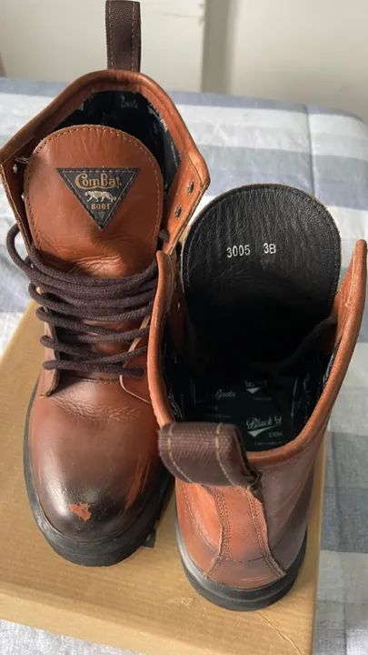 Bota Black Boots Combat Viena Whisky - Foto 4