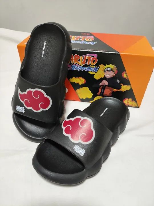 Chinelo menino slide Naruto Grendene - Foto 4