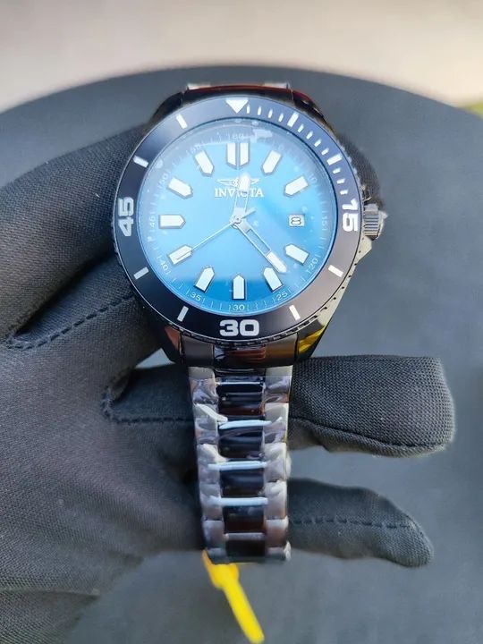 Invicta Pro Diver Relógio masculino- 43mm, Black (46320)