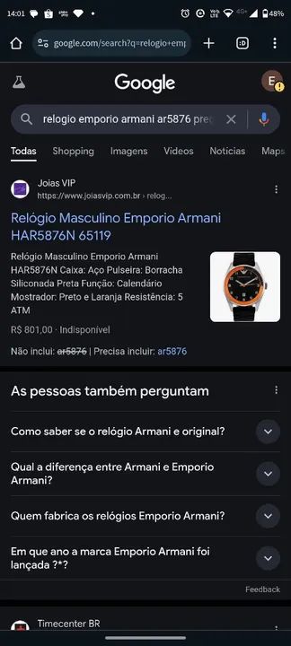 Relógio Empório Armani  - Foto 3