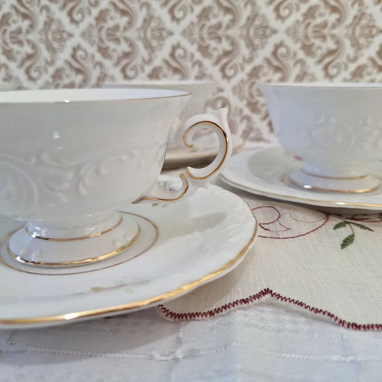 Xícaras para chá porcelana Mauá  - Foto 2