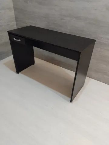 mesa reta preta para escritorio