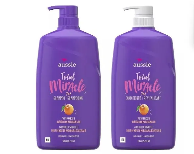 Kit Aussie Total Miracle 7 em 1 - Pêssego - R$ 129