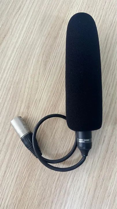 Microfone mini-Boom para câmera .  Sony cabo XLR  - Foto 5