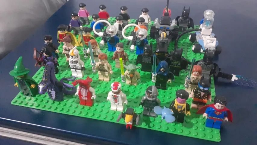Lego BATMAN 1, HARRY POTTER, NINJAGO, SUPER HEROES DC E STAR WARS ACESSORIOS - Foto 2