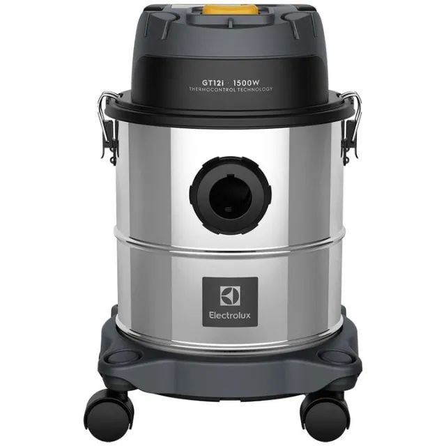 Aspirador Pó Água função sopro compacto inox 1500w 12l total 8,5l protetor térmico  - Foto 3