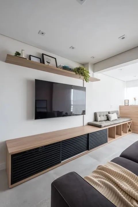 Painel de sala / Painel de TV - Móveis sob medida  - Foto 4