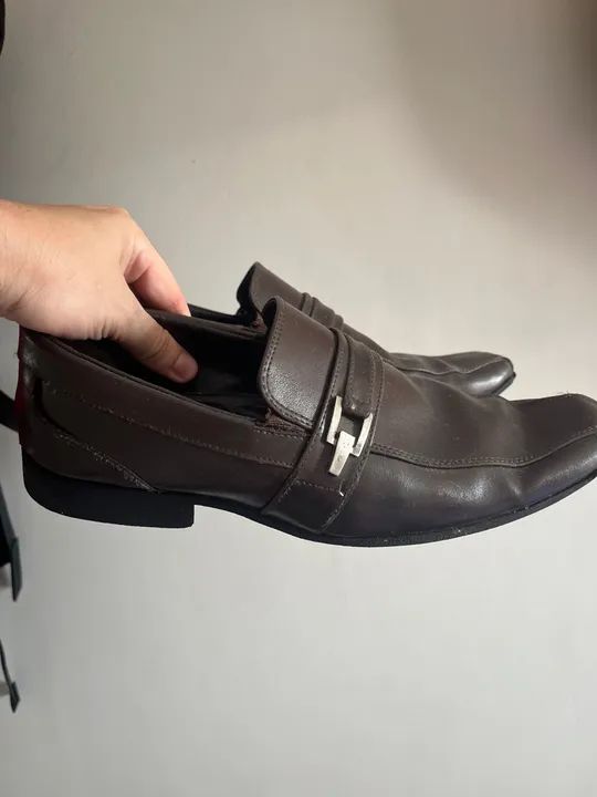 Sapatos sociais marrom - tamanho 41 - Foto 2
