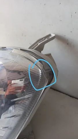 Farol Toyota Etios Cromado Original Usado Esquerdo 14246 - Foto 4