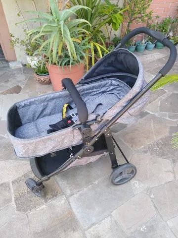 Carrinho de bebê Galzerano + bebê conforto  - Foto 3