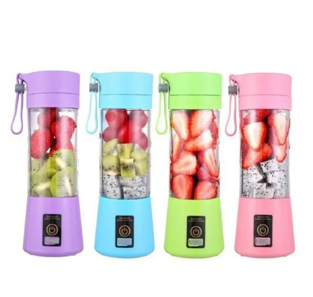 Mini Liquidificador Portátil Usb 6 Lâminas - Foto 2