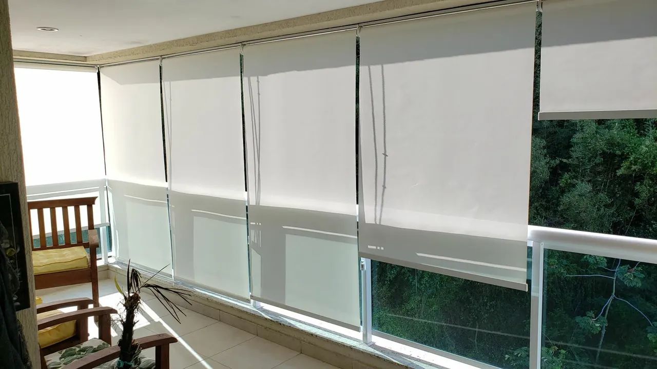 Cortinas de Rolo e tecido - Foto 4