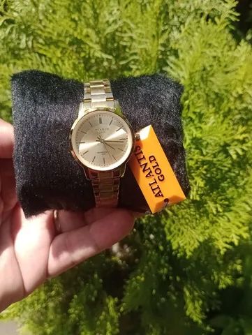 Relógio Atlants feminino, resistente à água.