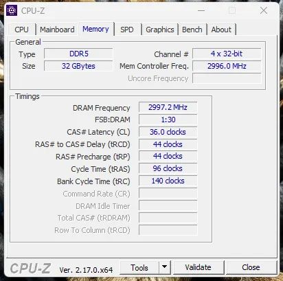 Corsair Vengeance DDR5 32GB 6000MHz CL36 - OpenBox64302740337538123