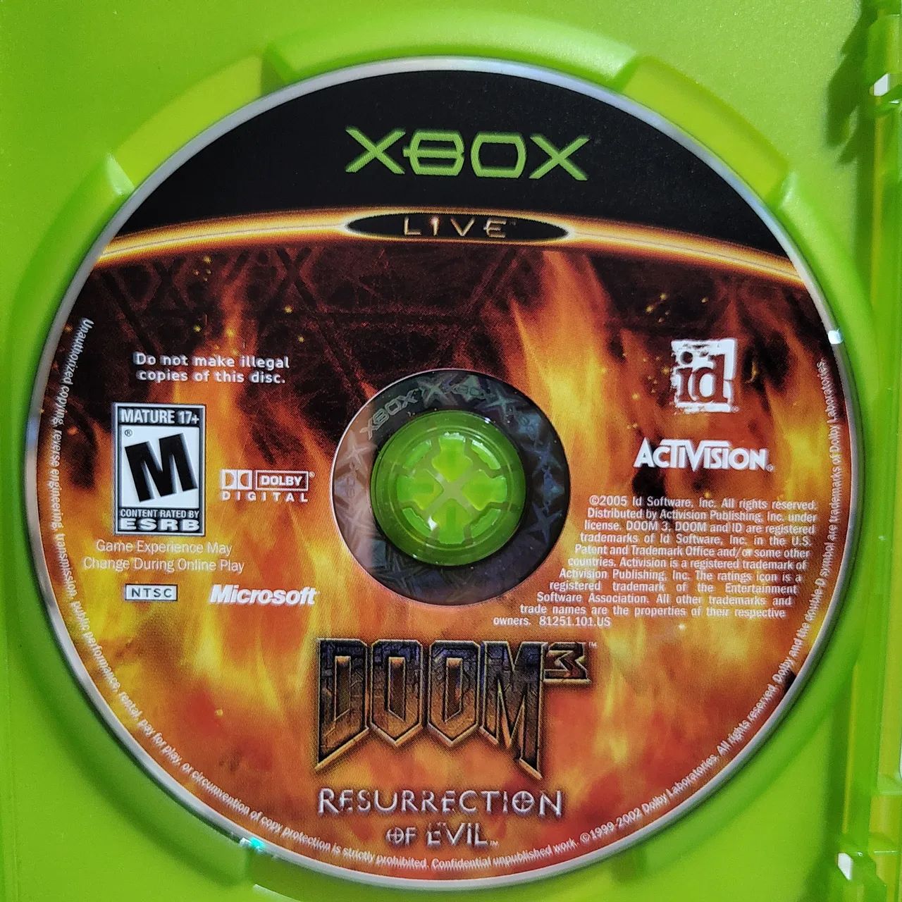 Jogo Doom 3 Resurrection of Evil Xbox Clássico Original Americano Completo Mídia Física - Foto 3