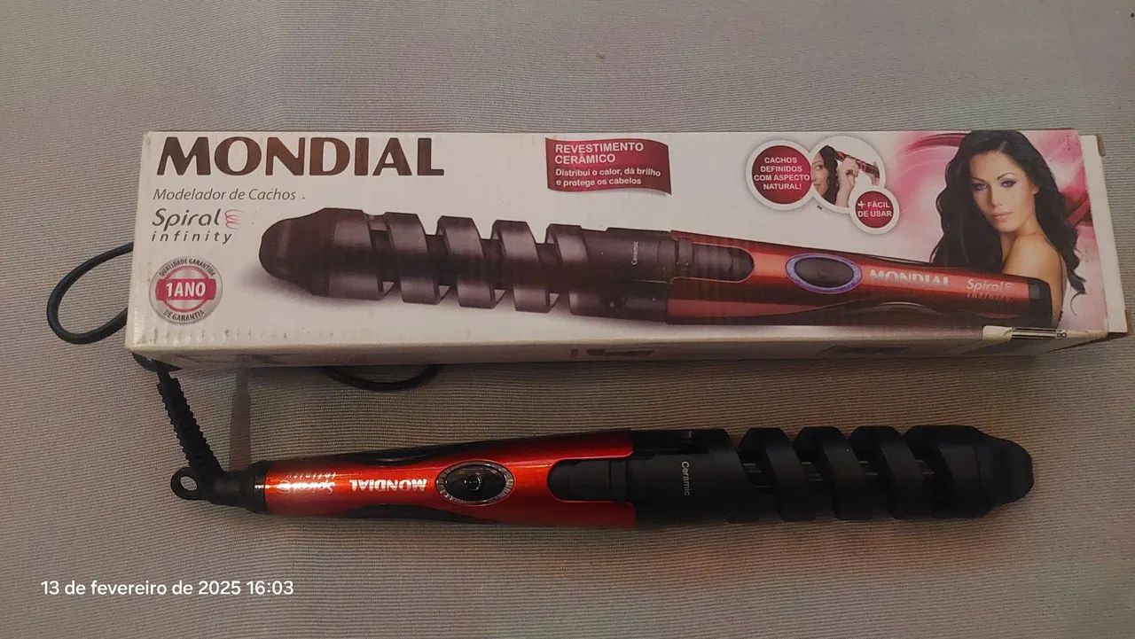 Modelador de Cachos Mondial Spiral Infinity
