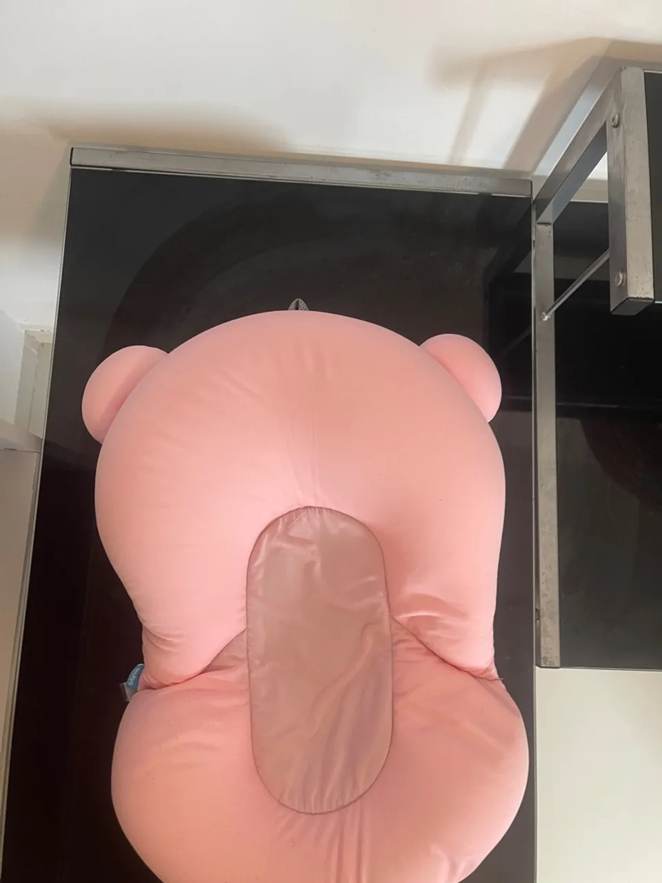 Almofada de banho infantil rosa