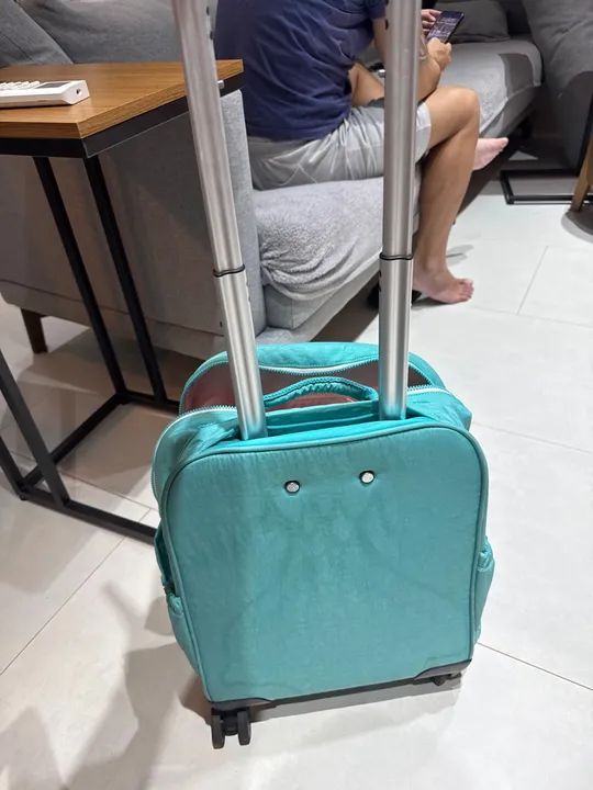 Mochila escolar Kipling - Azul - Pequena - Foto 6