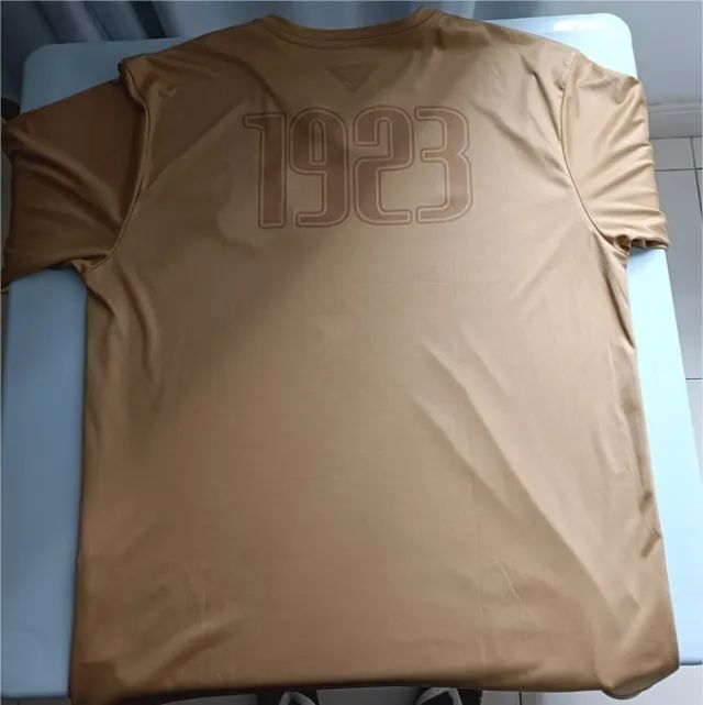 camisa sampaio corrêa bomache dourada original - Foto 2