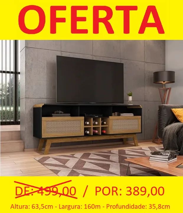 Rack - parcelamos sem juros 