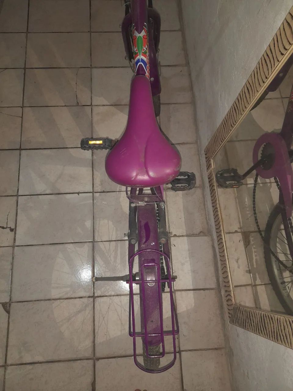 Bicicleta Infantil Roxa - Foto 5