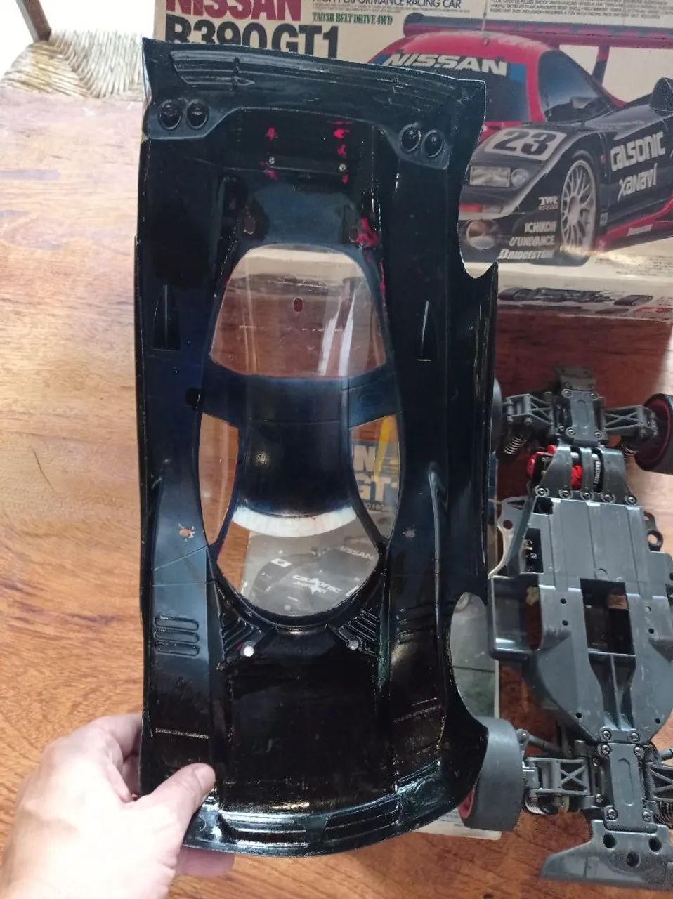 RC Tamiya Nissan R390 GT1 - TA03R  - Foto 3