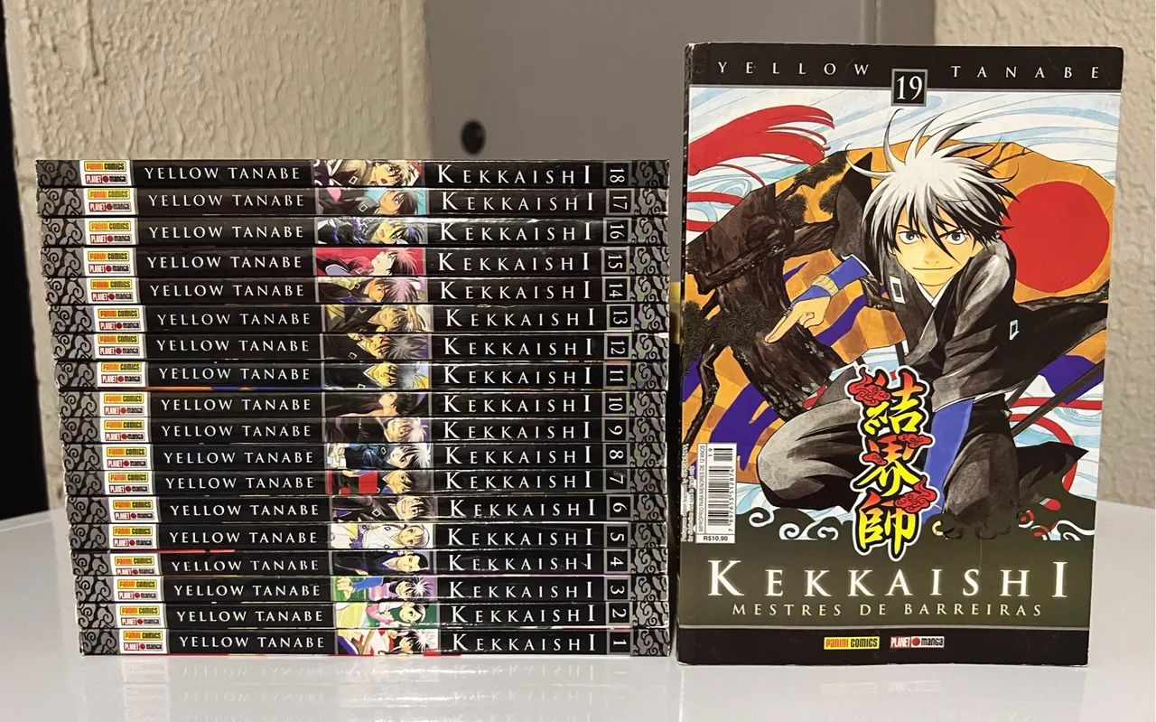 Kekkaishi mestres de barreira, mangá completo 1 ao 19 panini, Yellow Tanabe.