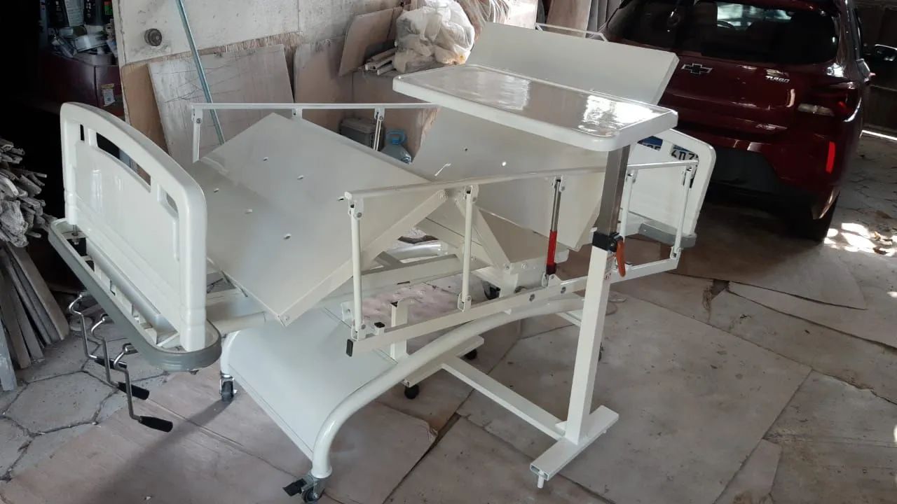Cama Hospitalar 3 posições,com colchão azul,1999 reais.impecavel. - Foto 6