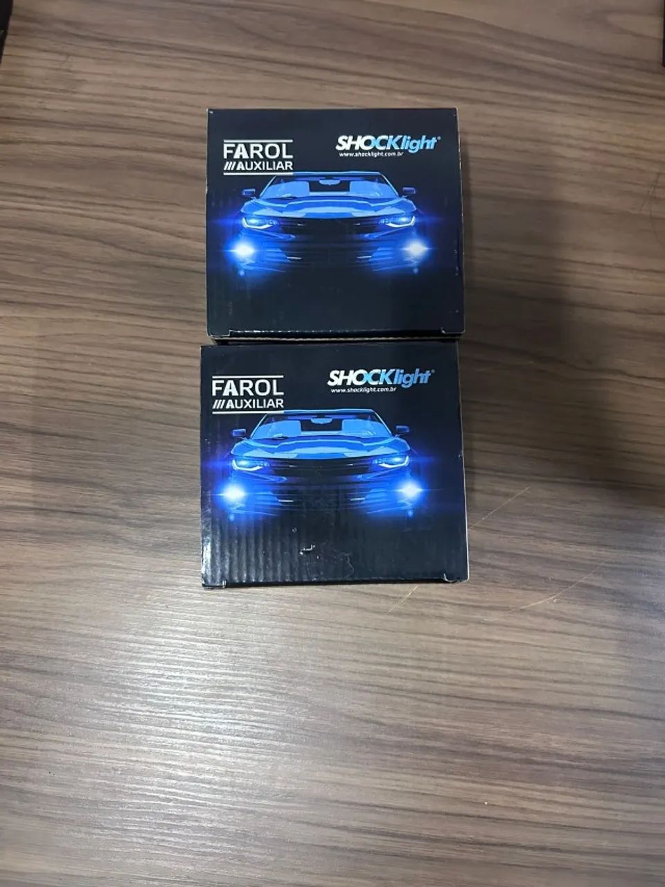 -ULTIMAS UNIDADES! Farol Auxiliar SHOCKlight Universal - Novo na Caixa (Par)