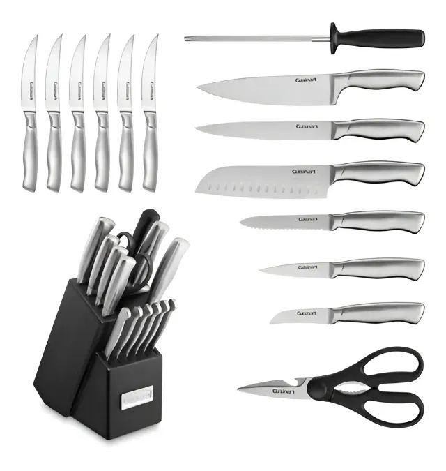 Cepo Cuisinart C77ss-15pk Conjunto De Facas Bloco 15 Peças - Foto 2