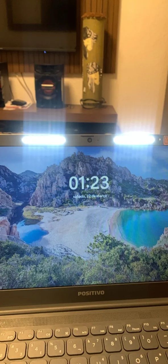 Notebook usado, estado de novo 