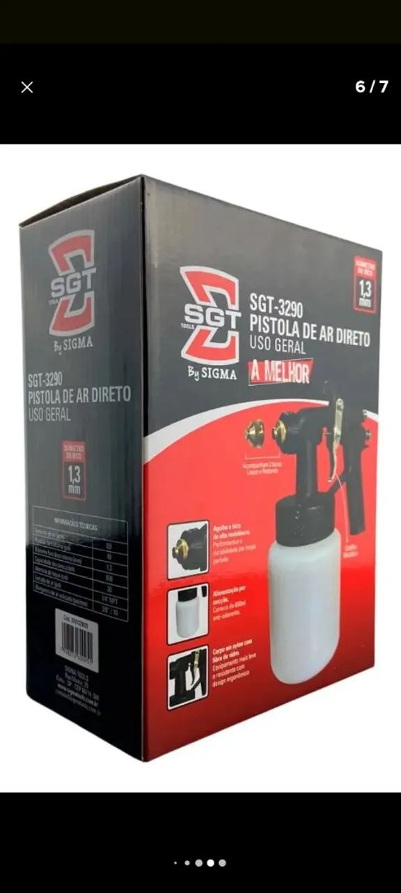 Pistola de ar direto Sigma SGT-3290 - Foto 2