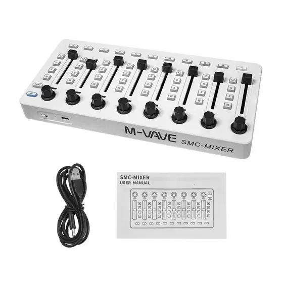 Mixer Sem Fio BT SMC-Mixer 43 Botões para Instrumentos Eletroacústicos - M-Vave