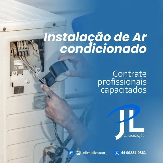 manutenção de ar condicionado, instalação de ar condicionado