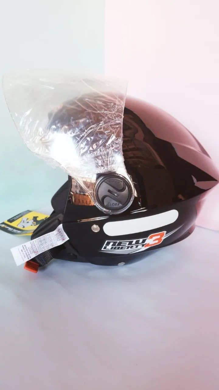 Capacete Pro Tork Aberto New Liberty 3 Preto - Foto 3